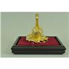 Image 4 : Gold Plexiglases Swan with Rubies Sculpture
