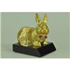 Image 2 : Gold Plexiglases Easter Bunny Cardholder Sculpture