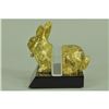 Image 4 : Gold Plexiglases Easter Bunny Cardholder Sculpture