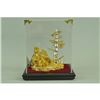 Image 1 : Gold Plexiglases Dragon Tortoise Figurine