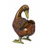 Image 7 : Standing Duck Brass Cold Painted Bird Sculpture