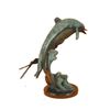 Image 7 : Scuba Diver Bronze Sculpture on Marble Base Figure