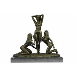 Three Friends Tree Some Graces Girls Bronze Sculpture