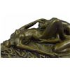 Image 3 : Lambeaux Two Lesbian Girl Bronze Sculpture on Marble Base Figurine