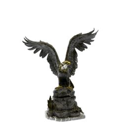 American Bald Eagle Bronze Sculpture