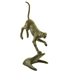 Life Size Puma Cougar Panther Lion Outdoor Backyard Sale Bronze Sculpture Statue