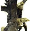 Image 3 : Unbelievable Large Dueling Eagles Captivating Bronze Sculpture