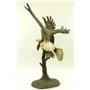 Image 8 : Unbelievable Large Dueling Eagles Captivating Bronze Sculpture