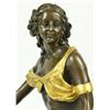 Image 2 : Fantastic Bronze Sculpture Classical Statue on Marble Base