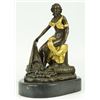 Image 3 : Fantastic Bronze Sculpture Classical Statue on Marble Base