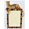 Image 1 : Jay Strongwater Jeweled Leopard Picture Frame