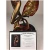 Image 9 : Absolutely Lovely French Bronze Sculpture With Cert. Signed by the Artist