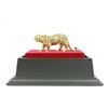 Image 5 : Gold Plexiglases With Glass Display Tiger Sculpture