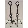 Image 1 : PR. OF 19TH CENT. WROUGHT IRON FIREPLACE TOOLS