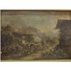 Image 2 : OIL PAINTING OF EUROPEAN FARM SCENE