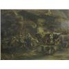 Image 3 : OIL PAINTING OF EUROPEAN FARM SCENE