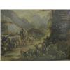 Image 4 : OIL PAINTING OF EUROPEAN FARM SCENE