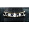 Image 3 : NATURAL SAPPHIRE & DIAMOND RING