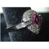 Image 2 : NATURAL PINK SAPPHIRE & DIAMOND RING