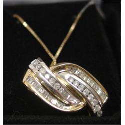 DIAMOND PENDANT & NECKLACE