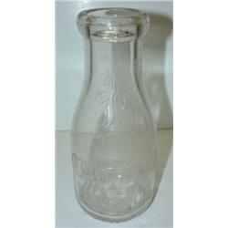 DELAWARE MILK BOTTLE