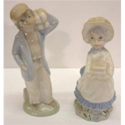 PR. OF SPANISH PORCELAIN STATUETTES