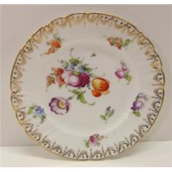 9 MEISSEN SAUCERS