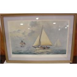 BARBER, JOHN MORTON SKIPJACK PRINT