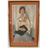 Image 1 : FRAMED MODIGLIANI PRINT