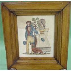 CONTEMP. THEORAM IN PINE FRAME