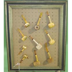 COLLECTION OF CORN COB PIPES