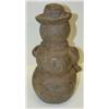 Image 2 : PRIMITIVE WOODEN SNOWMAN MOLD