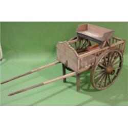 PRIMITIVE WOODEN GOAT WAGON
