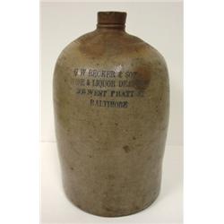 BALTIMORE, MD STONEWARE JUG