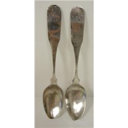 PR. OF DELAWARE COIN SILVER SPOONS