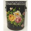 Image 1 : TOLEWARE PAINT DEC. WASTE CAN