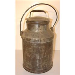 PRIMITIVE TIN MILK PAIL