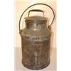 Image 1 : PRIMITIVE TIN MILK PAIL
