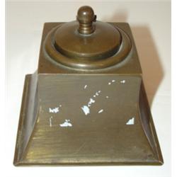 BRASS INKWELL