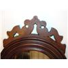 Image 2 : VICTORIAN WALNUT OVAL MIRROR