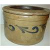 Image 4 : BLUE DEC. STONEWARE CROCK