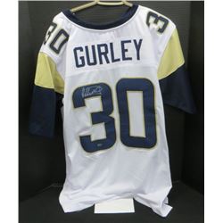 Todd Gurley Signed Rams Jersey With Leaf COA
