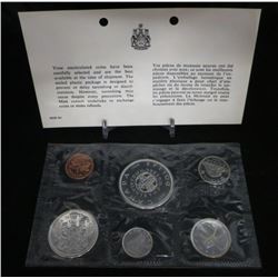1964 Canadian Uncirculated Coin Set With Silver
