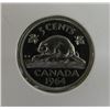 Image 1 : 1964 Canadian 5 Cent Coin