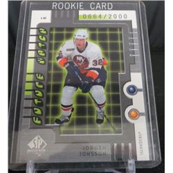 1999-00 SP Authentic #109 Jorgen Jonsson RC