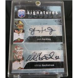07-08 Be A Player Signatures Duals Josh Harding