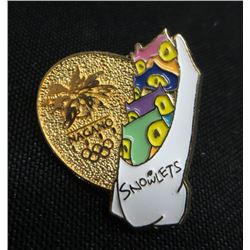 Nagano 1998 Snowlets Olympic Collector Pin