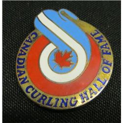 Canadian Curling Hall Of Fame Collector Pin