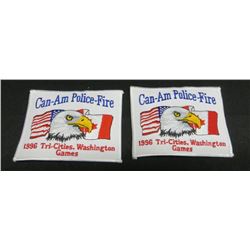 Lot Of 2 Can-Am Police-Fire Tri-Cities Washington