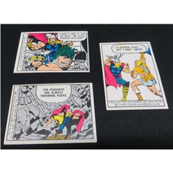 1966 Marvel Super Heroes Cards Lot Of 3 Cards